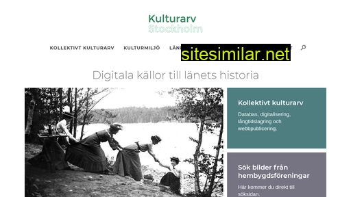 Kulturarvstockholm similar sites
