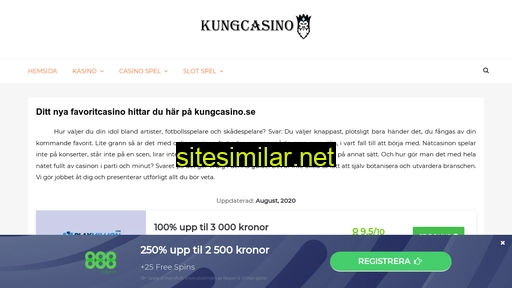 kungcasino.se alternative sites