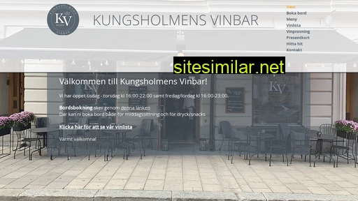 Kungsholmensvinbar similar sites
