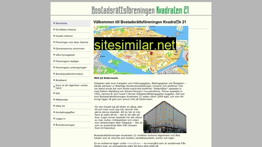 kvadraten21.se alternative sites