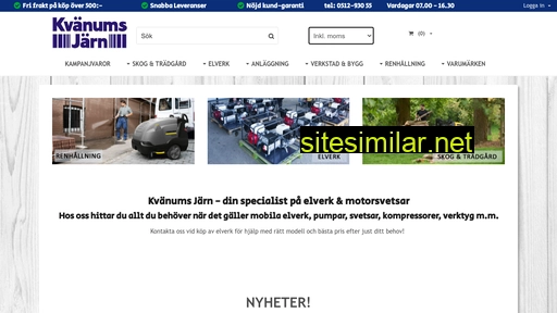 kvanumsjarn.se alternative sites