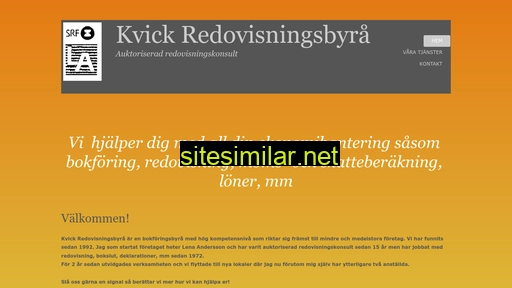 kvickredovisning.se alternative sites