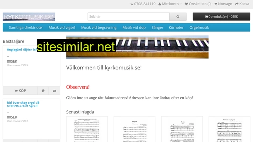 kyrkomusik.se alternative sites