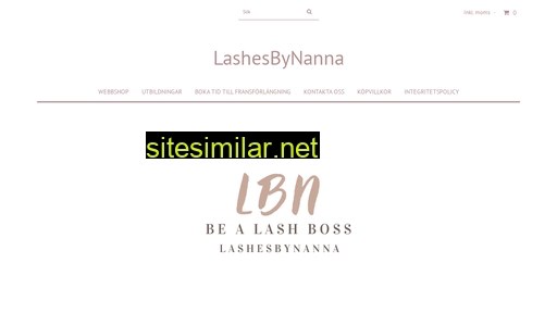 lashesbynanna.se alternative sites