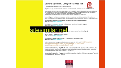 lawrys.se alternative sites
