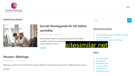 leaderblekinge.se alternative sites