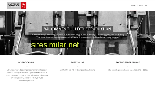 lectusproduktion.se alternative sites