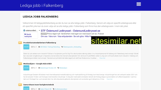 ledigajobbfalkenberg.se alternative sites
