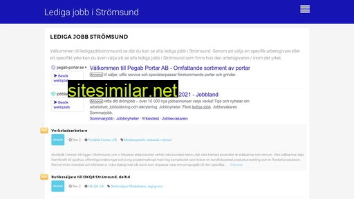 ledigajobbstromsund.se alternative sites