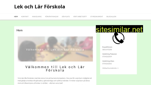 lekochlarforskola.se alternative sites