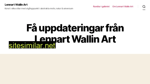 Lennartwallinart similar sites