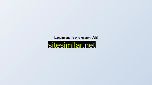 leumasicecream.se alternative sites