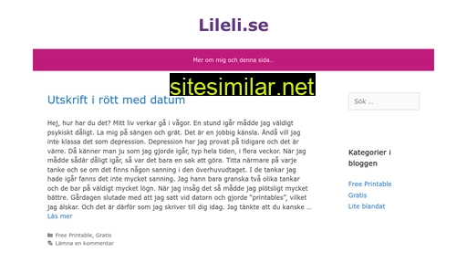 lileli.se alternative sites