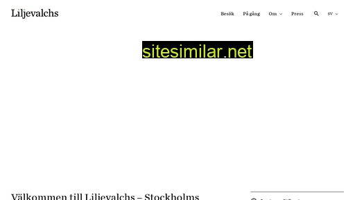 liljevalchs.se alternative sites