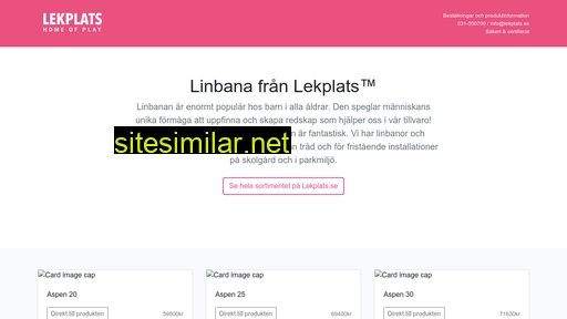 linbana.se alternative sites