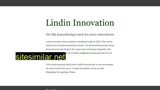 lindininnovation.se alternative sites