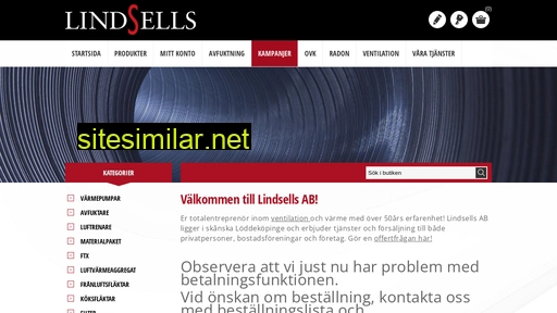 lindsells.se alternative sites