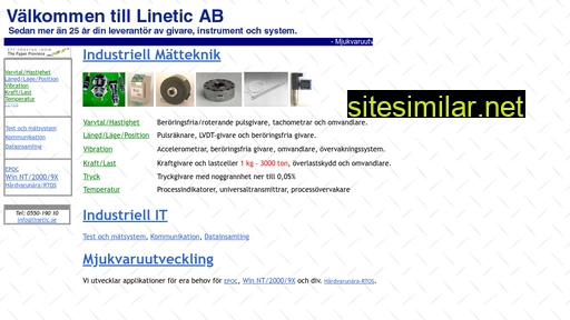 linetic.se alternative sites