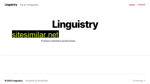 Linguistry similar sites