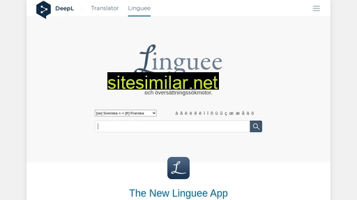 linguee.se alternative sites