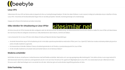 linux-vps.se alternative sites