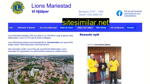 lionsmariestad.se alternative sites