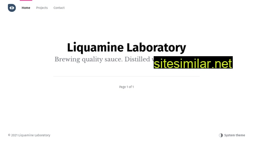 liquamine.se alternative sites