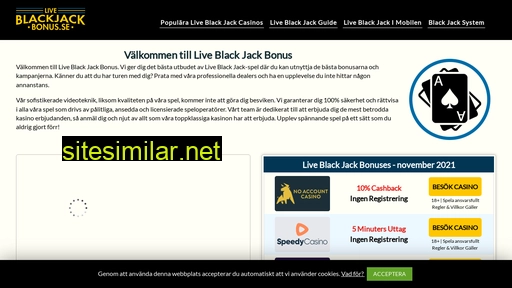 liveblackjackbonus.se alternative sites