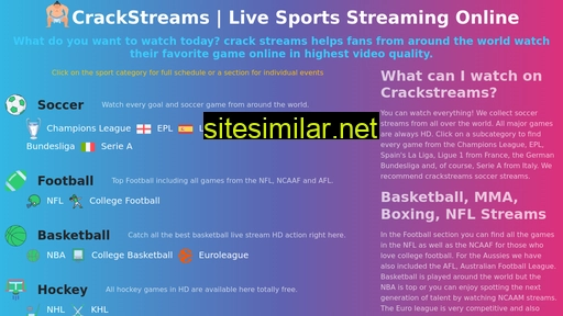 live.crackstreams.se alternative sites