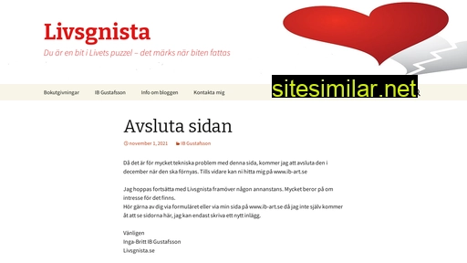 livsgnista.se alternative sites