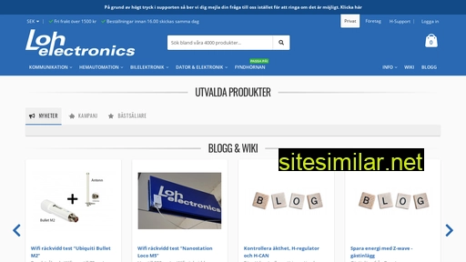 lohelectronics.se alternative sites