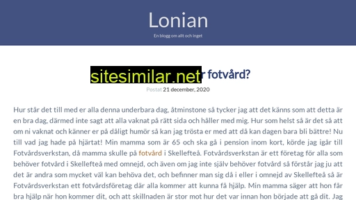 lonian.se alternative sites