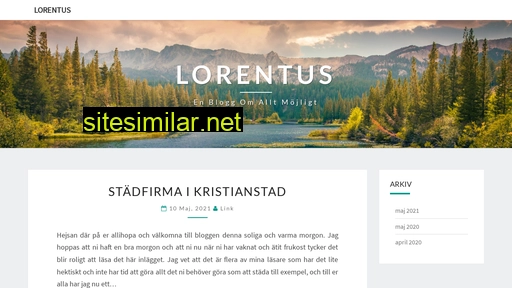lorentus.se alternative sites