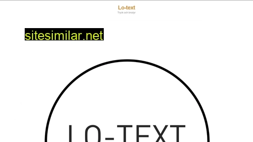 lotext.se alternative sites