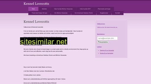 lovecotts.se alternative sites