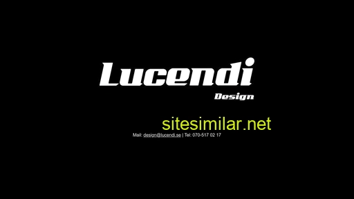 lucendidesign.se alternative sites
