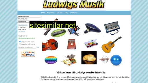 ludwigsmusik.se alternative sites