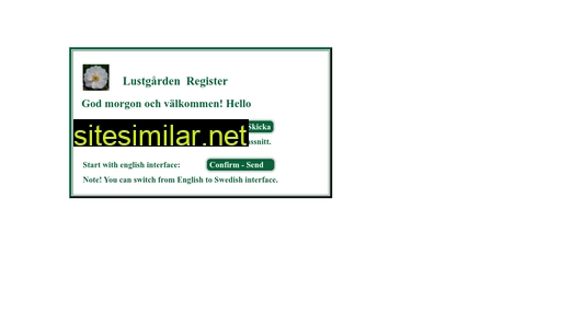 Lustgarden-register similar sites