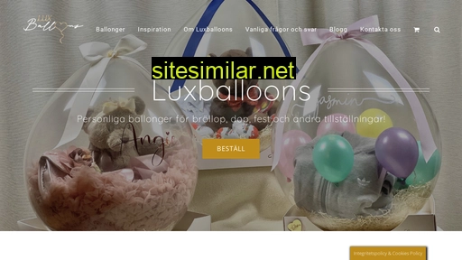 luxballoons.se alternative sites