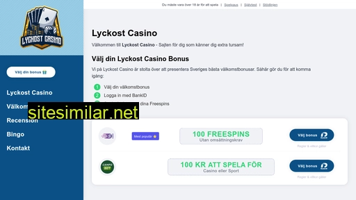 lyckost-casino.se alternative sites