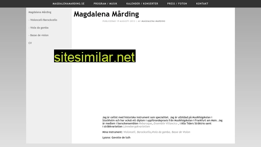 magdalenamarding.se alternative sites