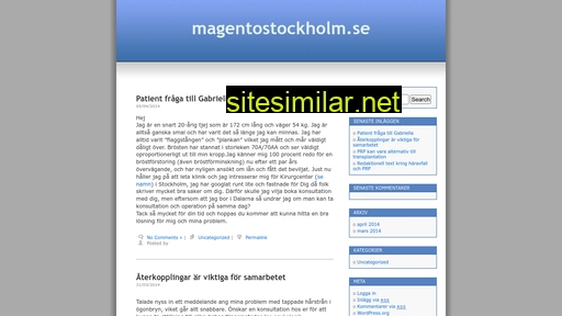 Magentostockholm similar sites
