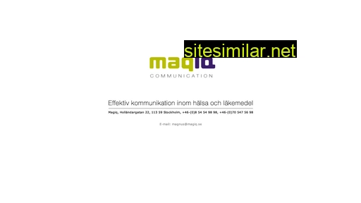 magiq.se alternative sites