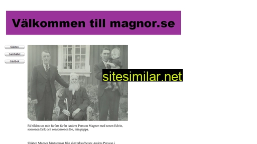 magnor.se alternative sites
