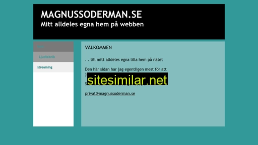 magnussoderman.se alternative sites
