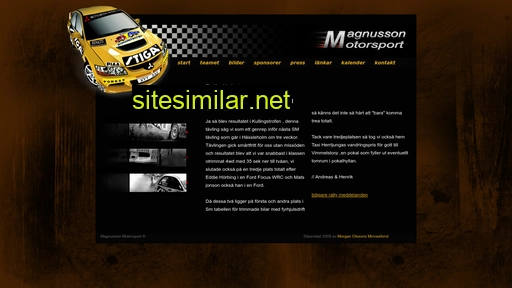 magnussonmotorsport.se alternative sites