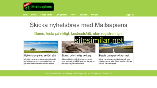 mailsapiens.se alternative sites