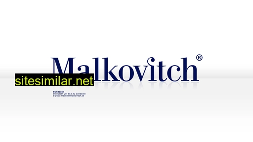 malkovitch.se alternative sites