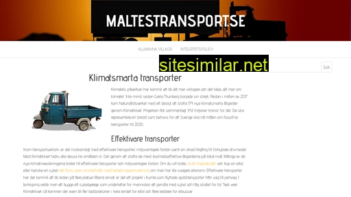 maltestransport.se alternative sites