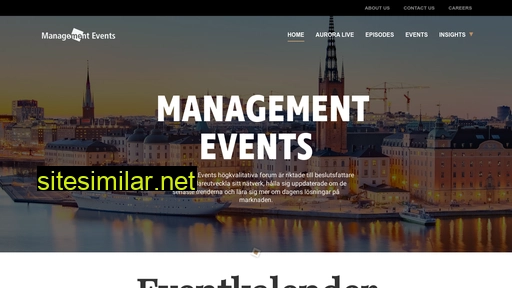 managementevents.se alternative sites